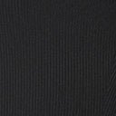 Smak Parlour Black Ribbed Knit Fringe Sleeved Bodysuit - Unique Vintage - Womens, TOPS, BODYSUITS