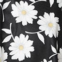 Smak Parlour Black & White Floral Daisy Sweet Talk Skirt - Unique Vintage - Womens, BOTTOMS, SKIRTS