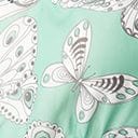 Smak Parlour Green Moth Print Social Climber Caftan - Unique Vintage - Womens, DRESSES, CAFTAN