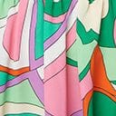 Smak Parlour Green & Pink Psychedelic Floral Halter Maxi Dress - Unique Vintage - Womens, DRESSES, MAXI