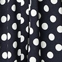 Smak Parlour Navy & White Dot Smocked Babydoll Blouse - Unique Vintage - Womens, TOPS, KNIT TOPS