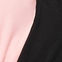 Smak Parlour Pink & Black Colorblock Draped Darling Jumpsuit - Unique Vintage - Womens, BOTTOMS, ROMPERS AND JUMPSUITS