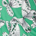 Smak Parlour Plus Size Green Butterfly Print Glamour Goddess Jumpsuit - Unique Vintage - Womens, BOTTOMS, ROMPERS AND JUMPSUITS