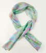 Smak Parlour Psychedelic Flower Pond Long Hair Scarf