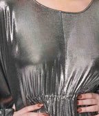 Smak Parlour Silver Batwing Caftan - Unique Vintage - Womens, DRESSES, CAFTAN