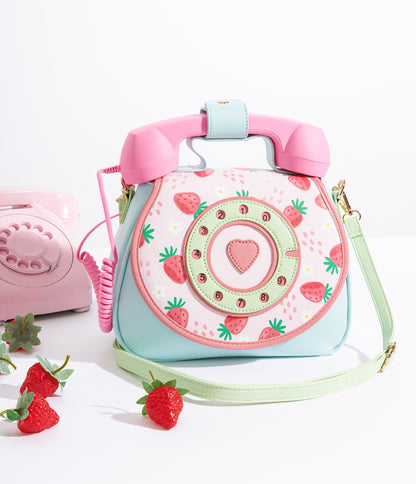 Strawberry Fields Ring Ring Phone Convertible Handbag - Unique Vintage - Womens, ACCESSORIES, HANDBAGS