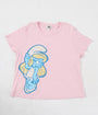 The Smurfs x Unique Vintage Pink Smurfs Fitted Tee