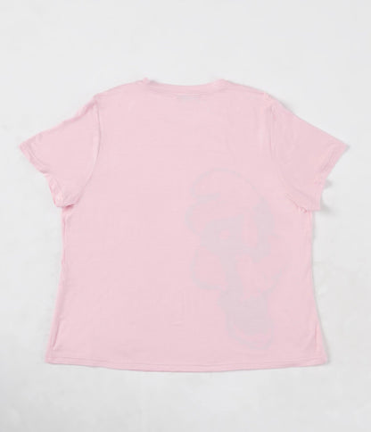 The Smurfs x Unique Vintage Pink Smurfs Fitted Tee - Unique Vintage - Womens, GRAPHIC TEES, TEES