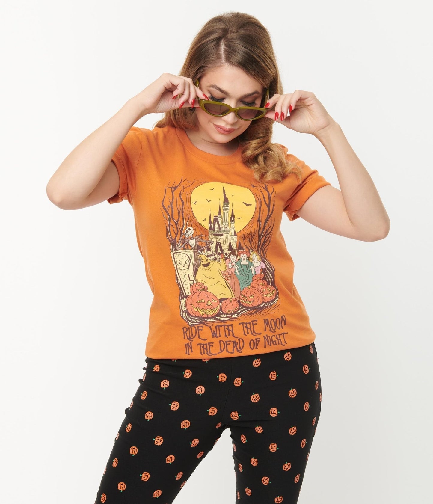 The Spookiest Place On Earth Unisex Graphic Tee - Unique Vintage - Womens, HALLOWEEN, GRAPHIC TEES
