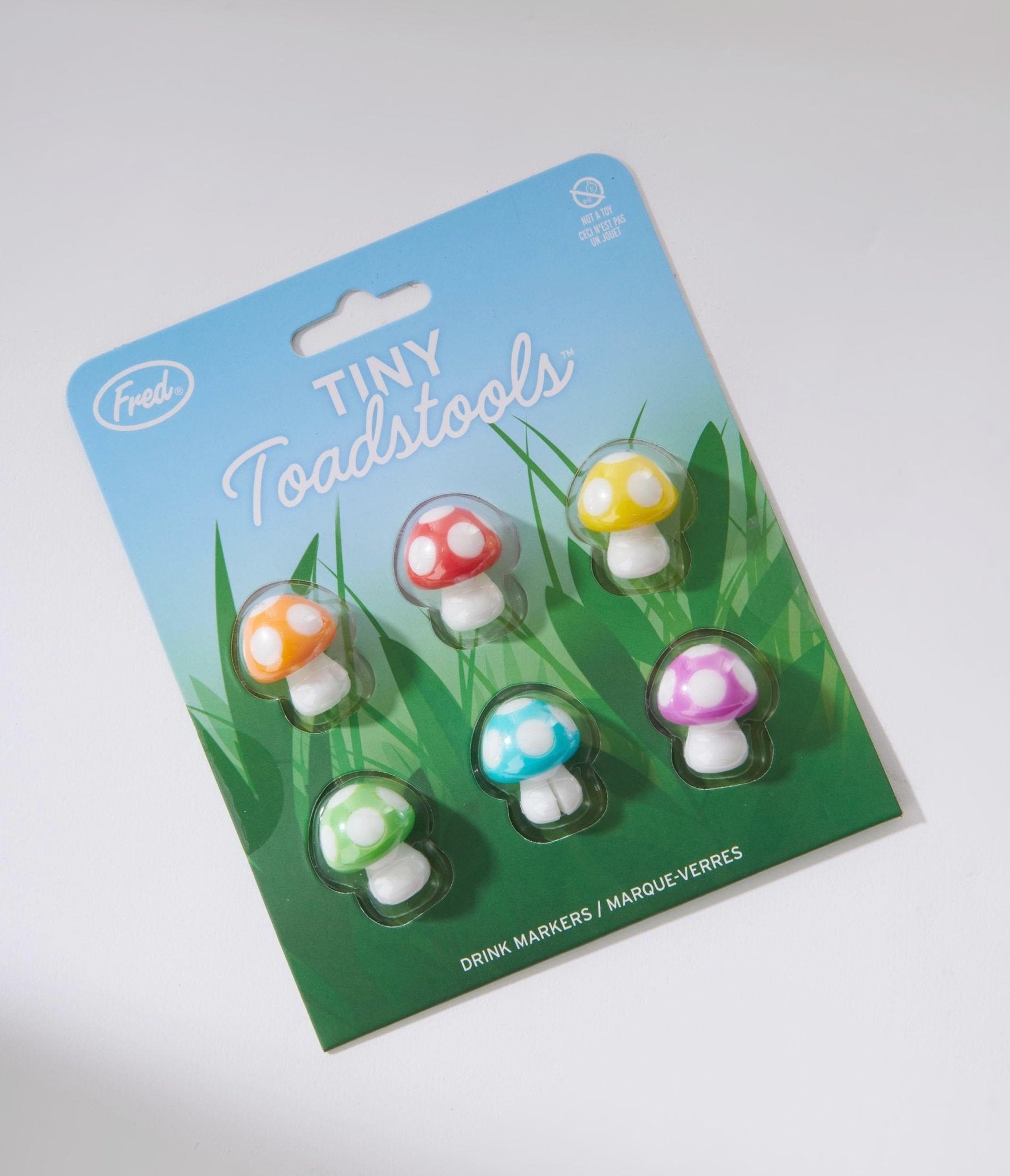 Tiny Toadstools Drink Markers - Unique Vintage - Womens, ACCESSORIES, GIFTS/HOME