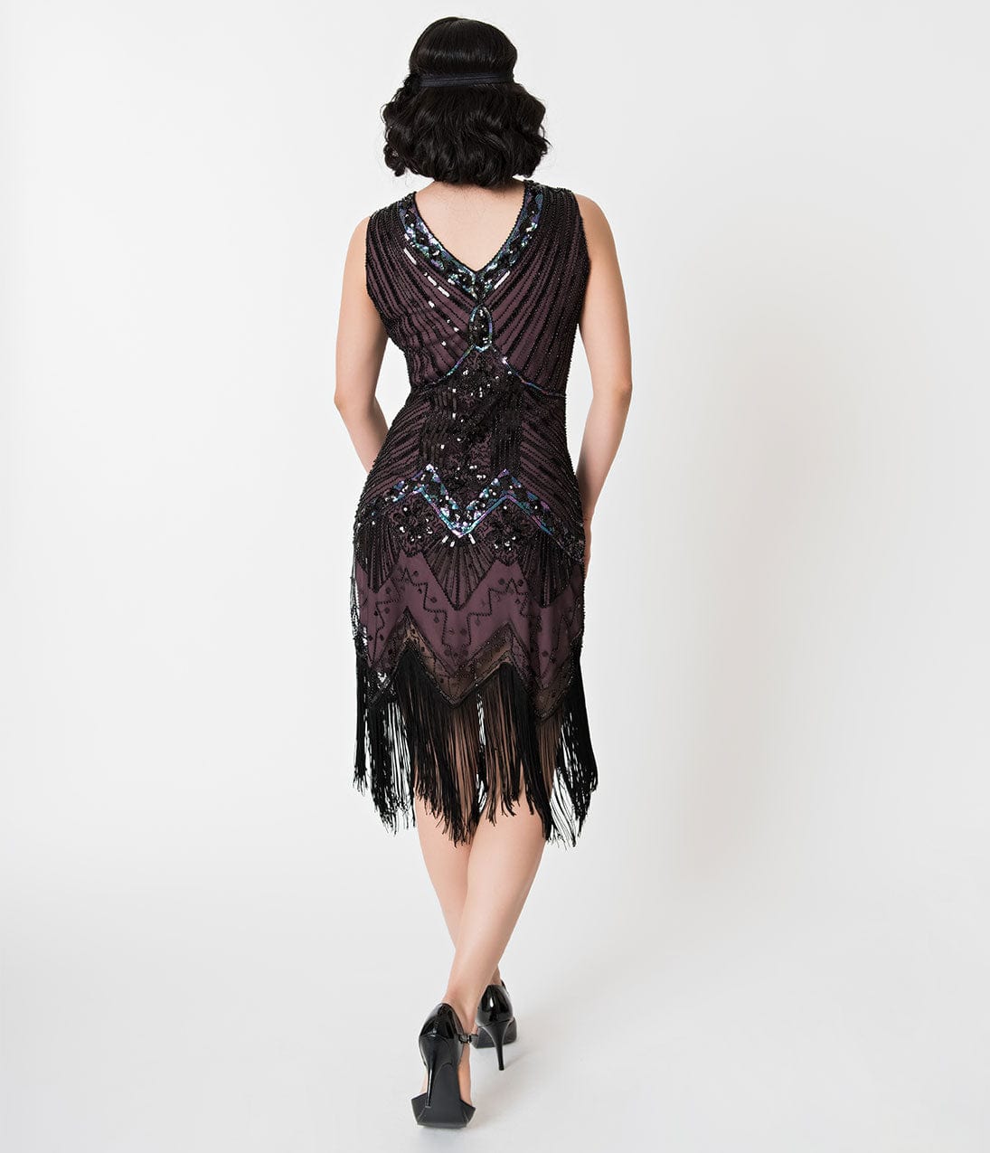 1920s black dress store