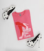 Unique Vintage Be The Stiletto Pink Fitted Womens Graphic Tee