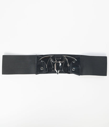 Unique Vintage Black Bat Cinch Belt - Unique Vintage - Womens, HALLOWEEN, ACCESSORIES