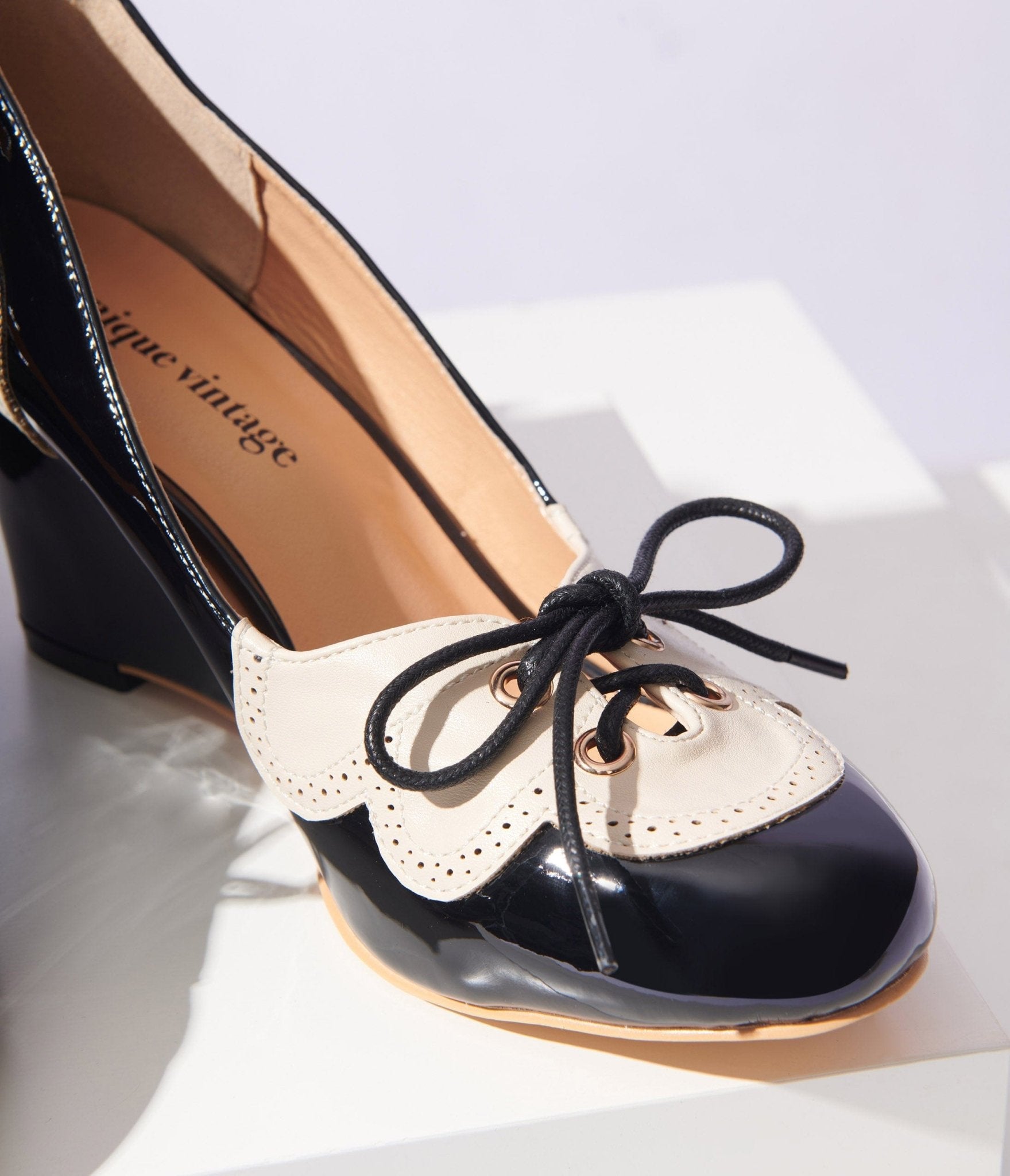 Cream oxford shoes shop