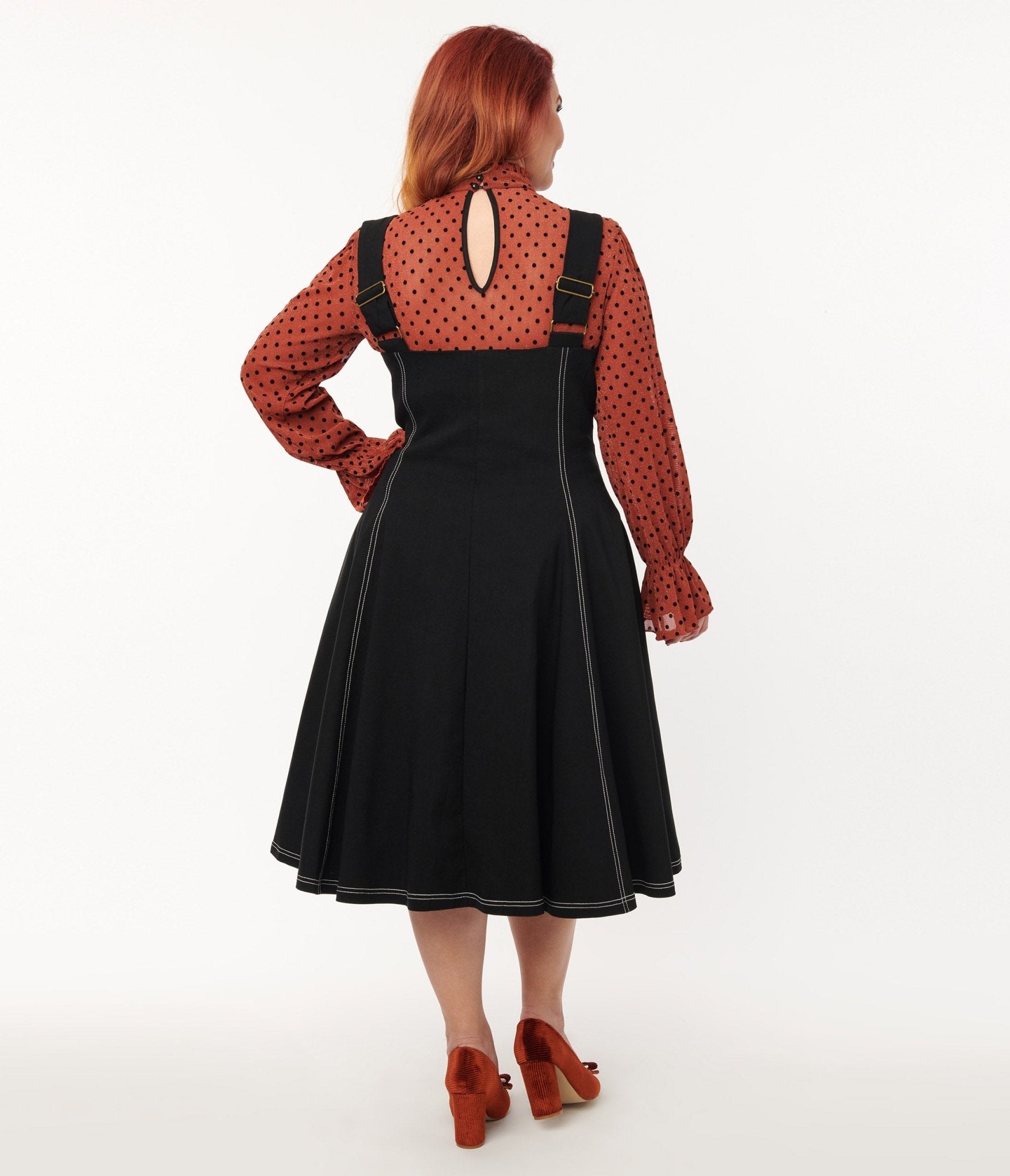Vintage top suspender dress