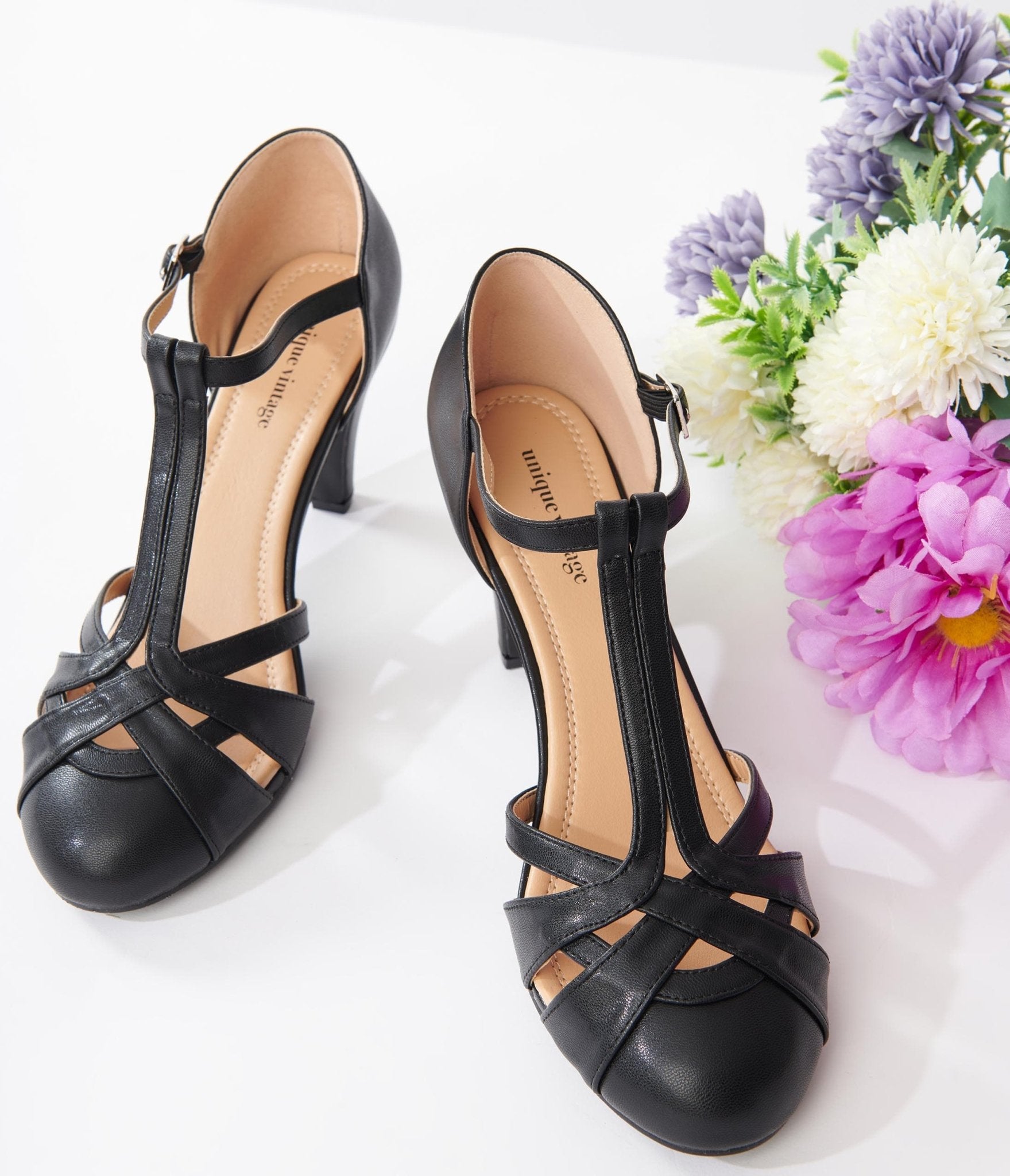 T strap heel sandals hotsell