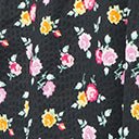 Unique Vintage Black & Pink Ditsy Floral Crop Top - Unique Vintage - Womens, TOPS, WOVEN TOPS