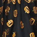 Unique Vintage Black & Pumpkin Print Babydoll Dress - Unique Vintage - Womens, HALLOWEEN, DRESSES