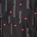 Unique Vintage Black & Red Heart Peggy Babydoll Dress - Unique Vintage - Womens, DRESSES, BABYDOLL