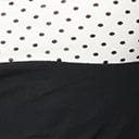 Unique Vintage Black & White Polka Dot Knit Blouse - Unique Vintage - Womens, TOPS, KNIT TOPS