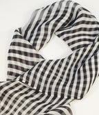Unique Vintage Black & White Stripe Hair Scarf - Unique Vintage - Womens, ACCESSORIES, HAIR