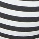 Unique Vintage Black & White Stripe Marlene Crop Swim Top - Unique Vintage - Womens, SWIM, TOP