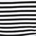 Unique Vintage Black & White Stripe Three Quarter Sleeve Sweetie Knit Top - Unique Vintage - Womens, TOPS, KNIT TOPS