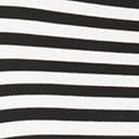 Unique Vintage Black & White Stripe Turtleneck Cherie Top - Unique Vintage - Womens, TOPS, KNIT TOPS