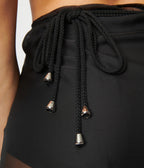 Unique Vintage Black Wrap Sarong Coverup - Unique Vintage - Womens, SWIM, COVERUPS