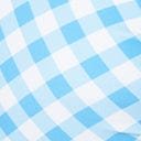 Unique Vintage Blue Gingham Buckle Swim Top - Unique Vintage - Womens, SWIM, TOP