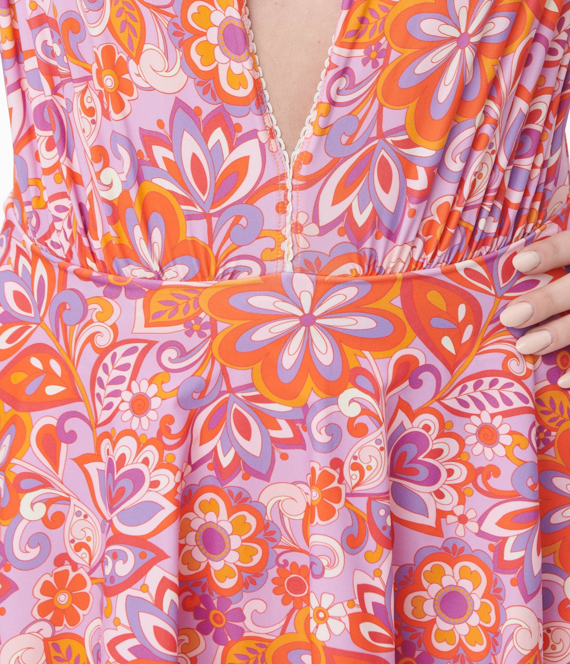 Unique Vintage Bohemian Floral Skirted Wendy Swimsuit