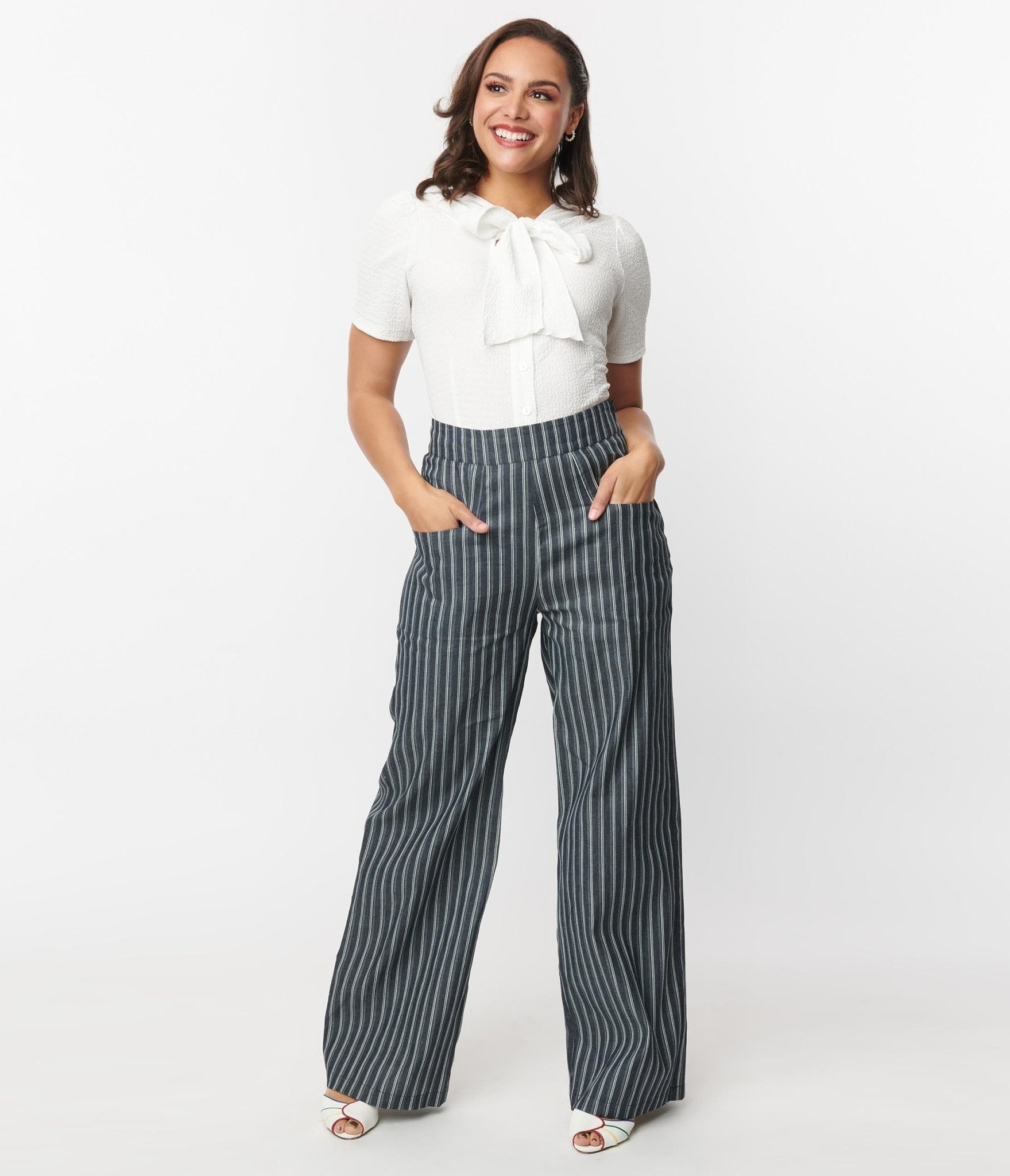 Striped sailor pants sale