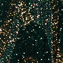 Unique Vintage Emerald & Gold Sequin Burton Caftan Dress - Unique Vintage - Womens, DRESSES, CAFTAN