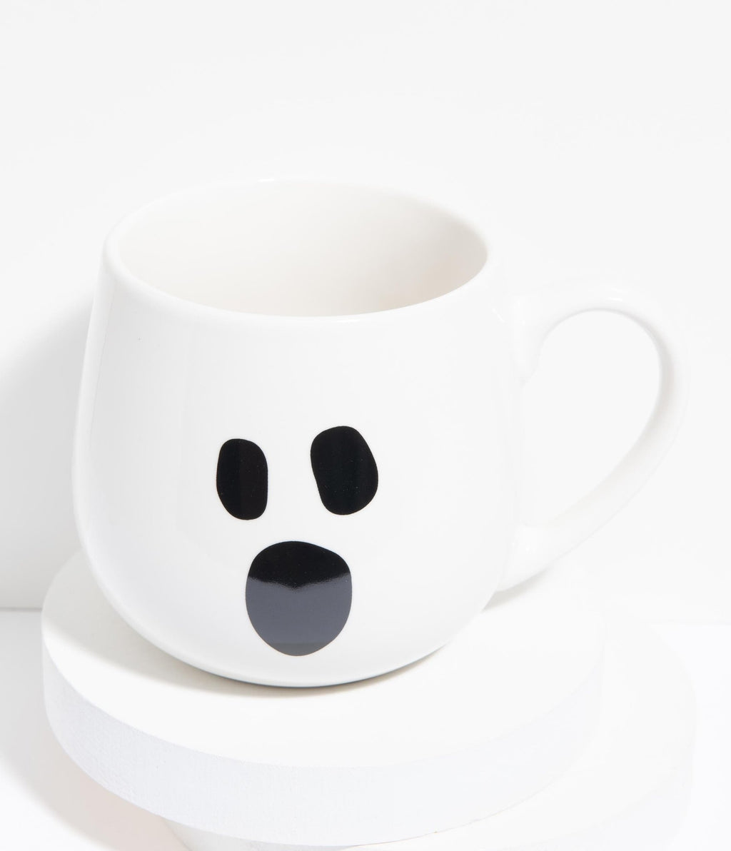 Unique Vintage Ghost Ceramic Mug - Unique Vintage - Womens, HALLOWEEN, ACCESSORIES