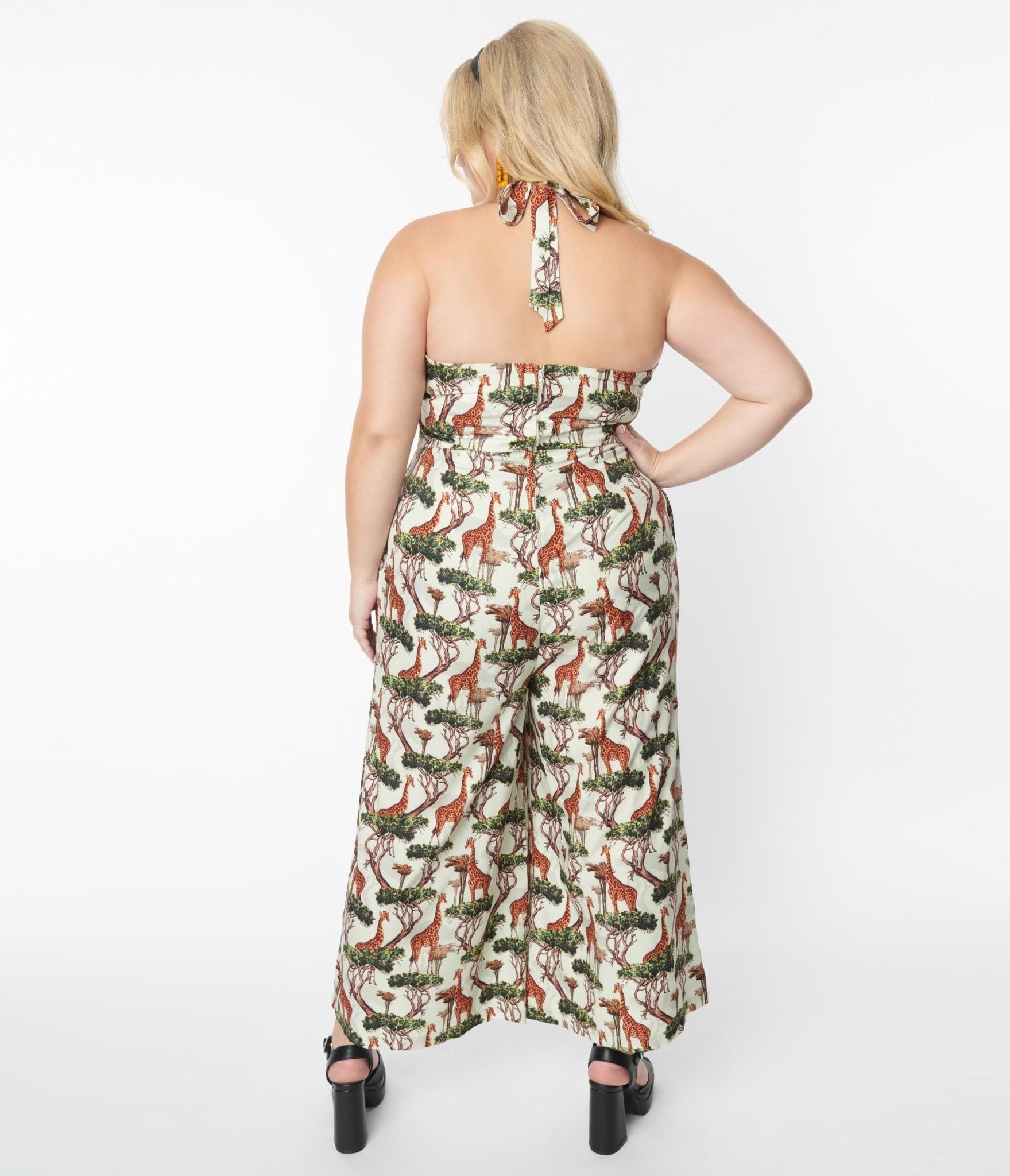 Giraffe best sale print jumpsuit