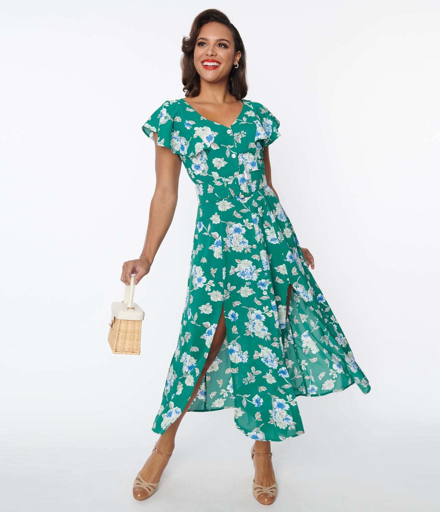 Vintage midi dresses sales