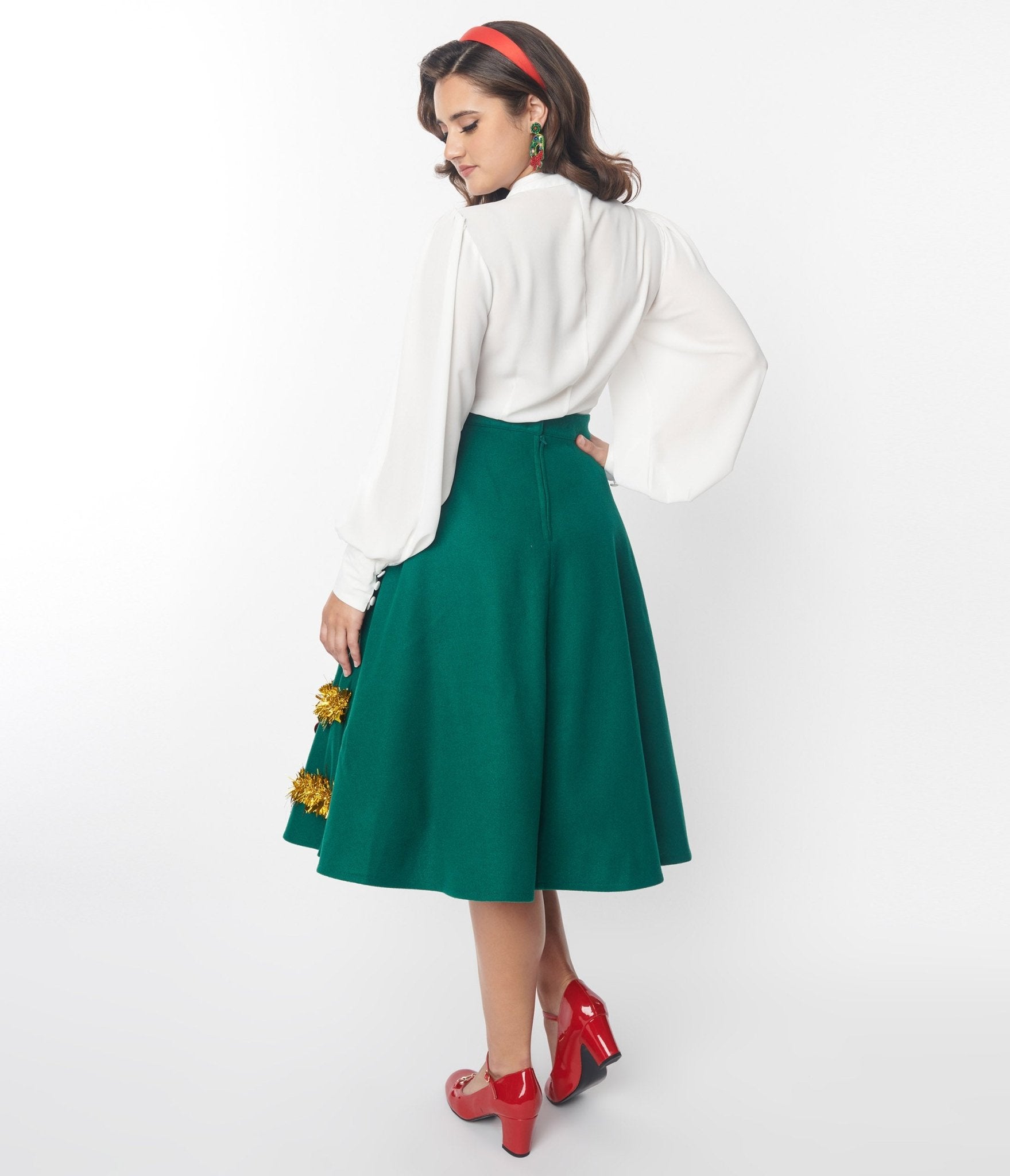 Gold new arrivals vintage skirt