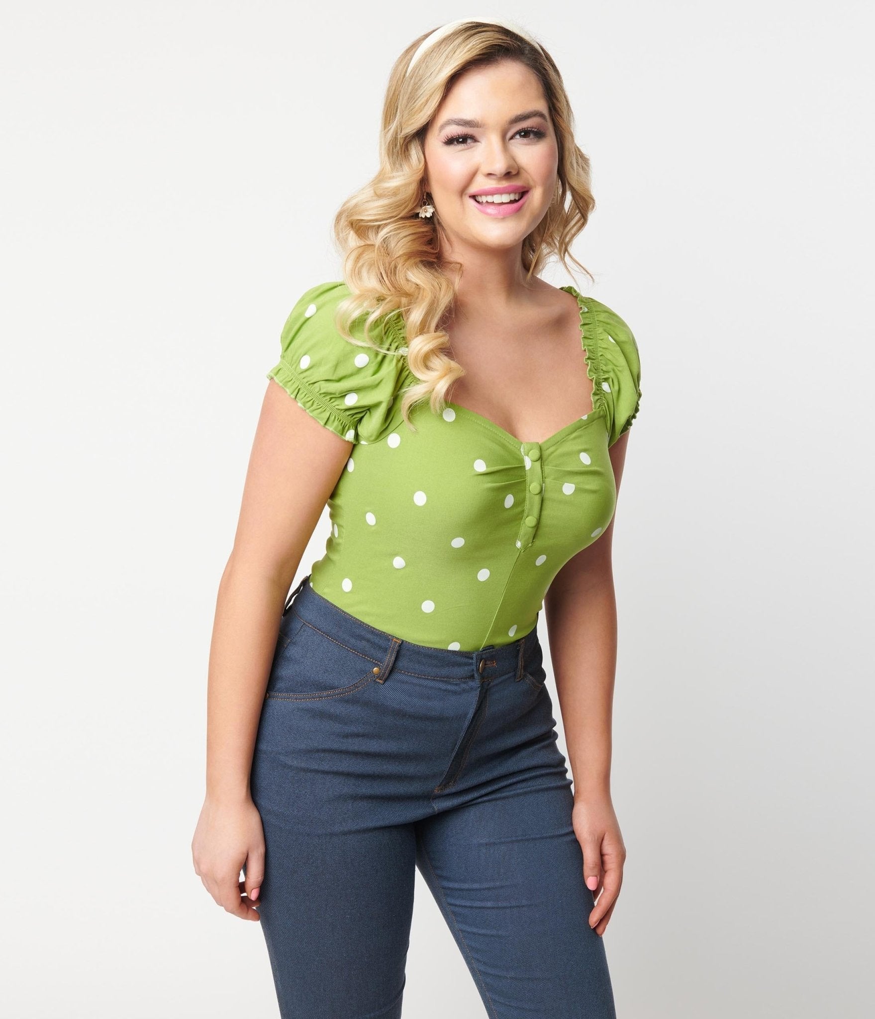 Top polka dot top