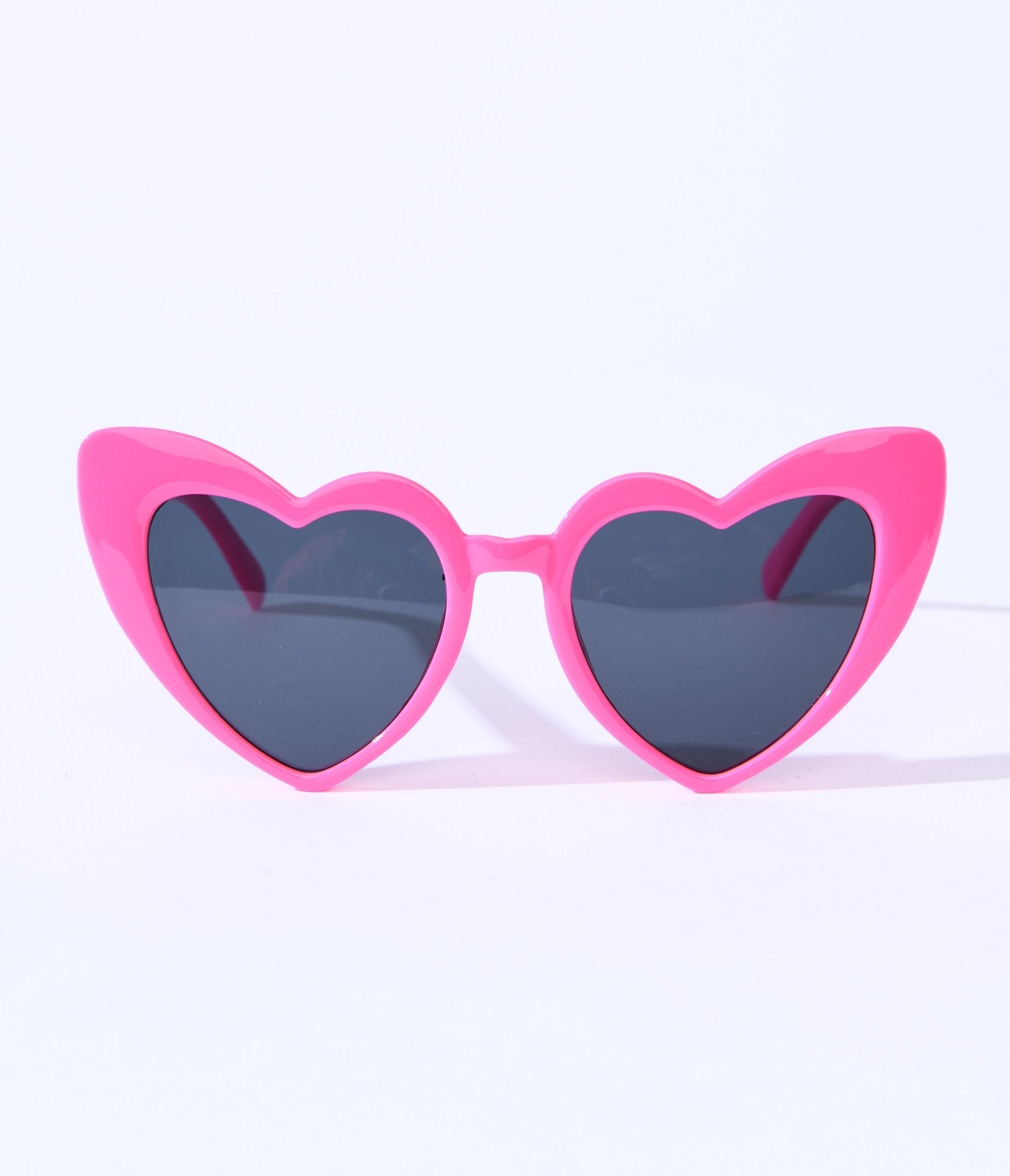 Unique Vintage Hot Pink Heart Sunglasses - Unique Vintage - Womens, ACCESSORIES, SUNGLASSES