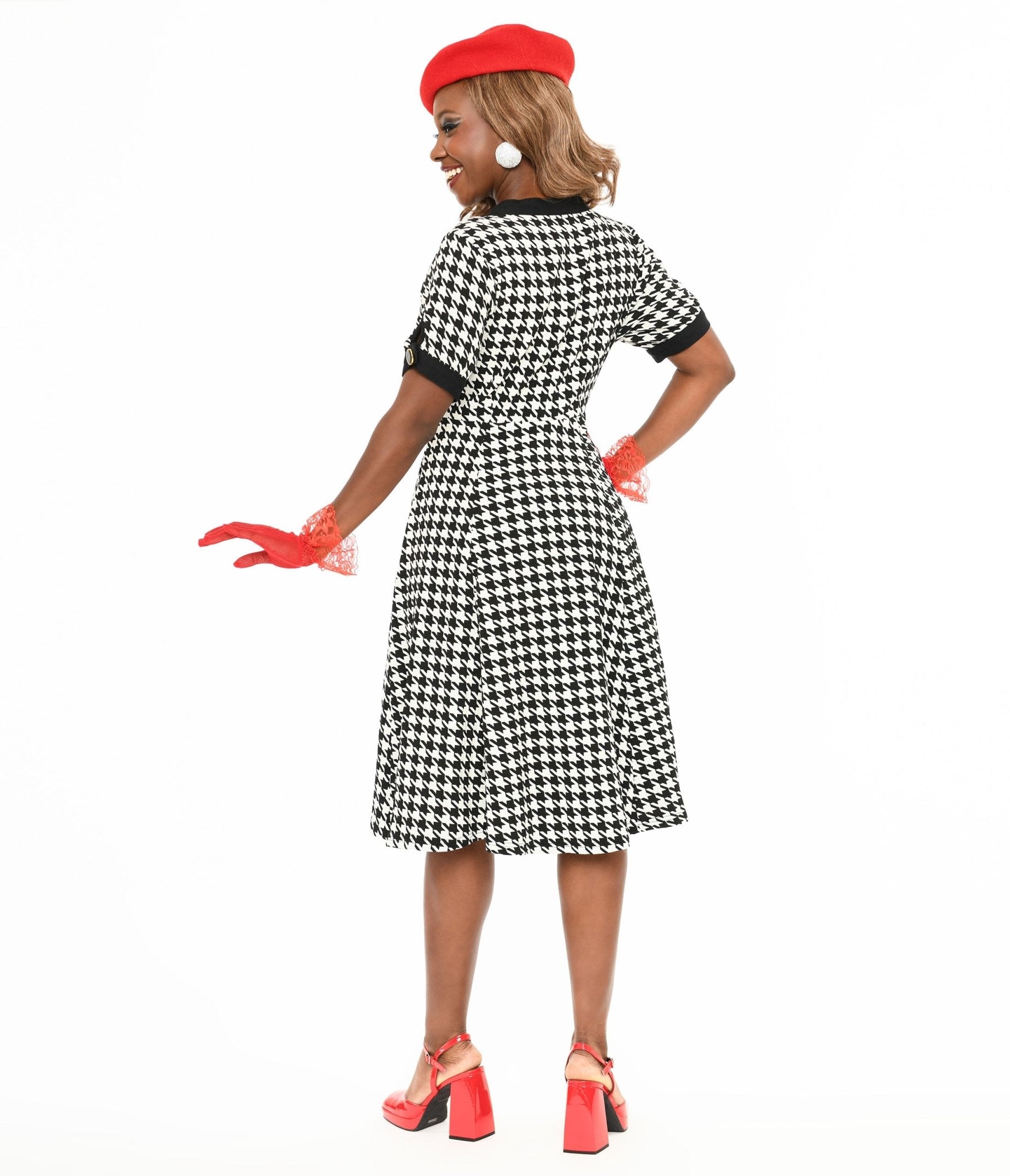Ivory 50s discount swing dress