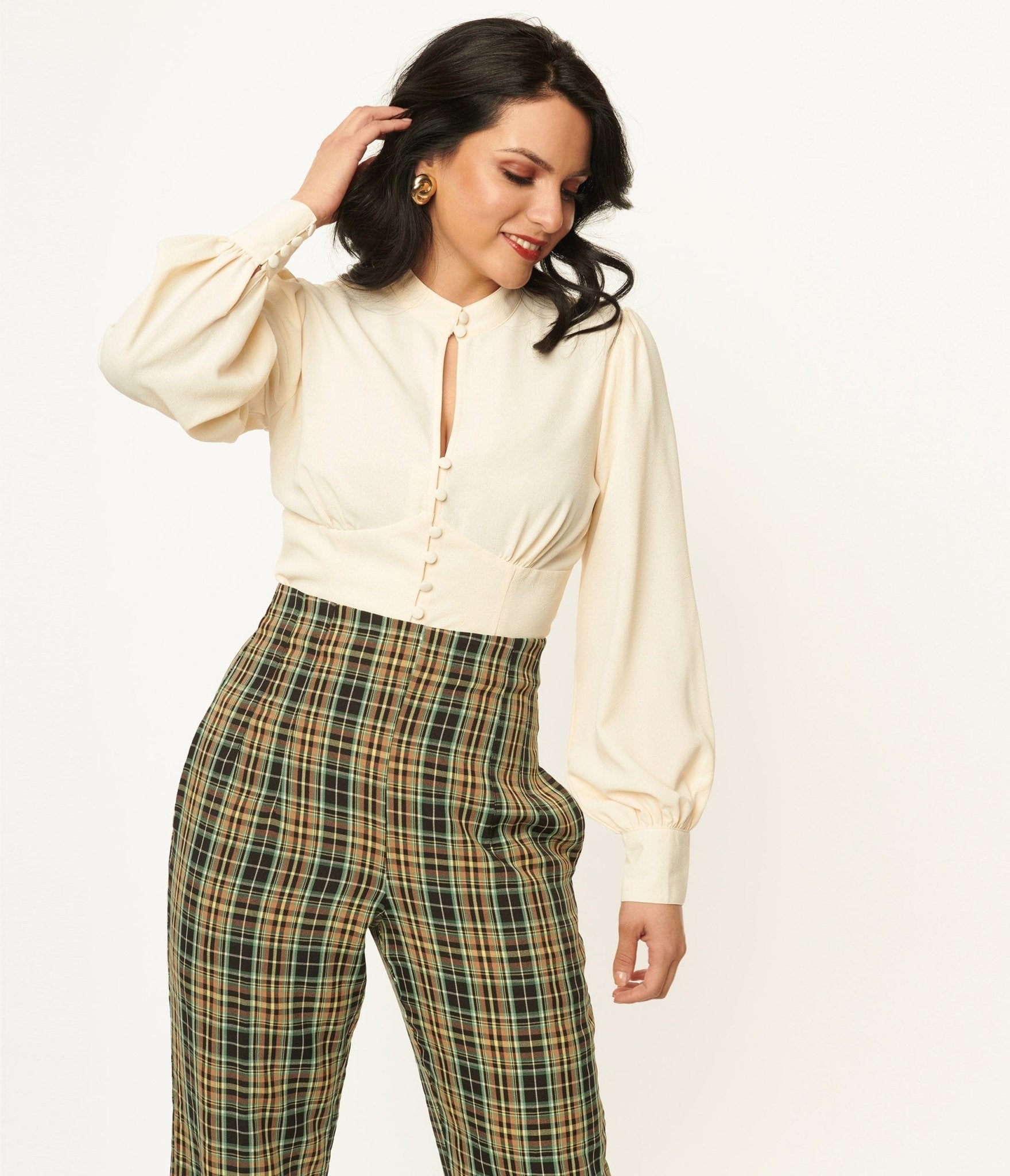 Ivory blouse new arrivals