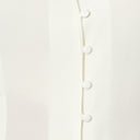 Unique Vintage Ivory Tie Neck Button Blouse - Unique Vintage - Womens, TOPS, WOVEN TOPS