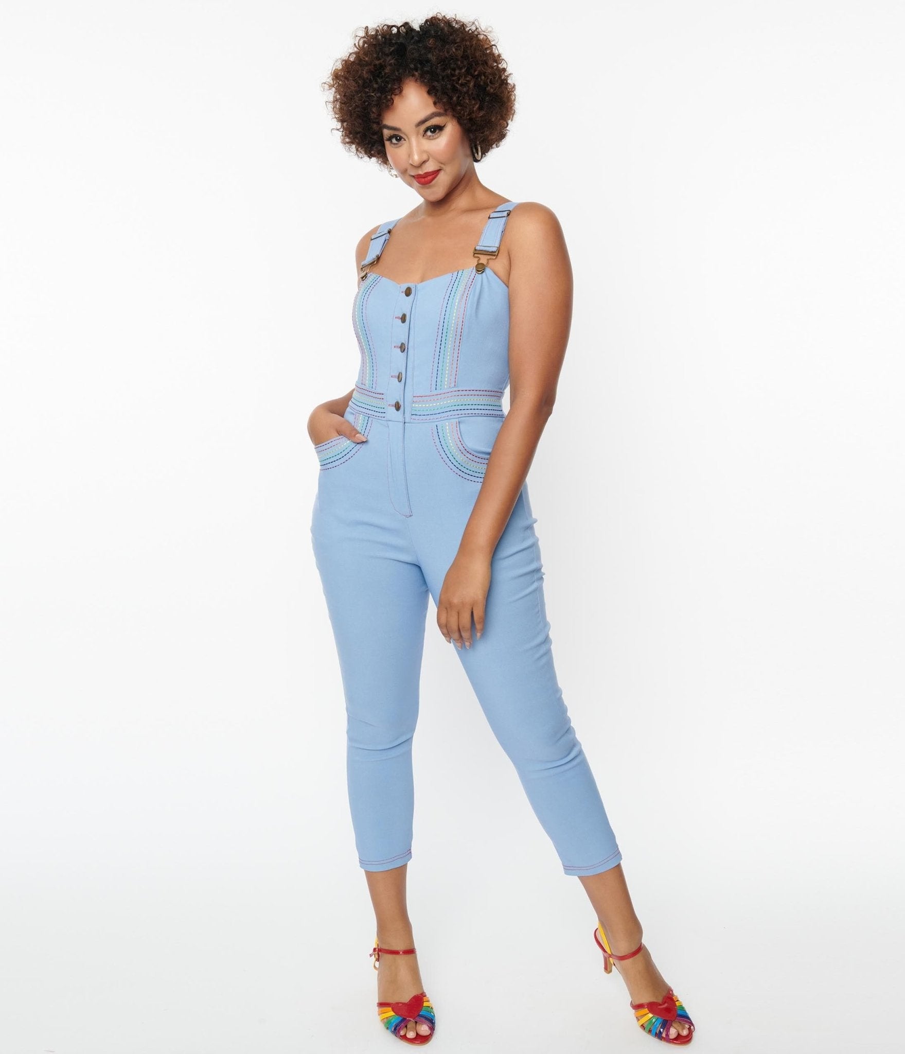 Rainbow shops jumpsuits shop