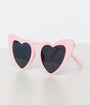 Unique Vintage Light Pink Heart Sunglasses
