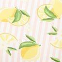 Unique Vintage Light Pink Stripes & Lemons Ruched & Ready Swim Top - Unique Vintage - Womens, SWIM, TOP