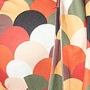 Unique Vintage Multicolor Scallop Print Ribboned Swing Dress - Unique Vintage - Womens, DRESSES, SWING