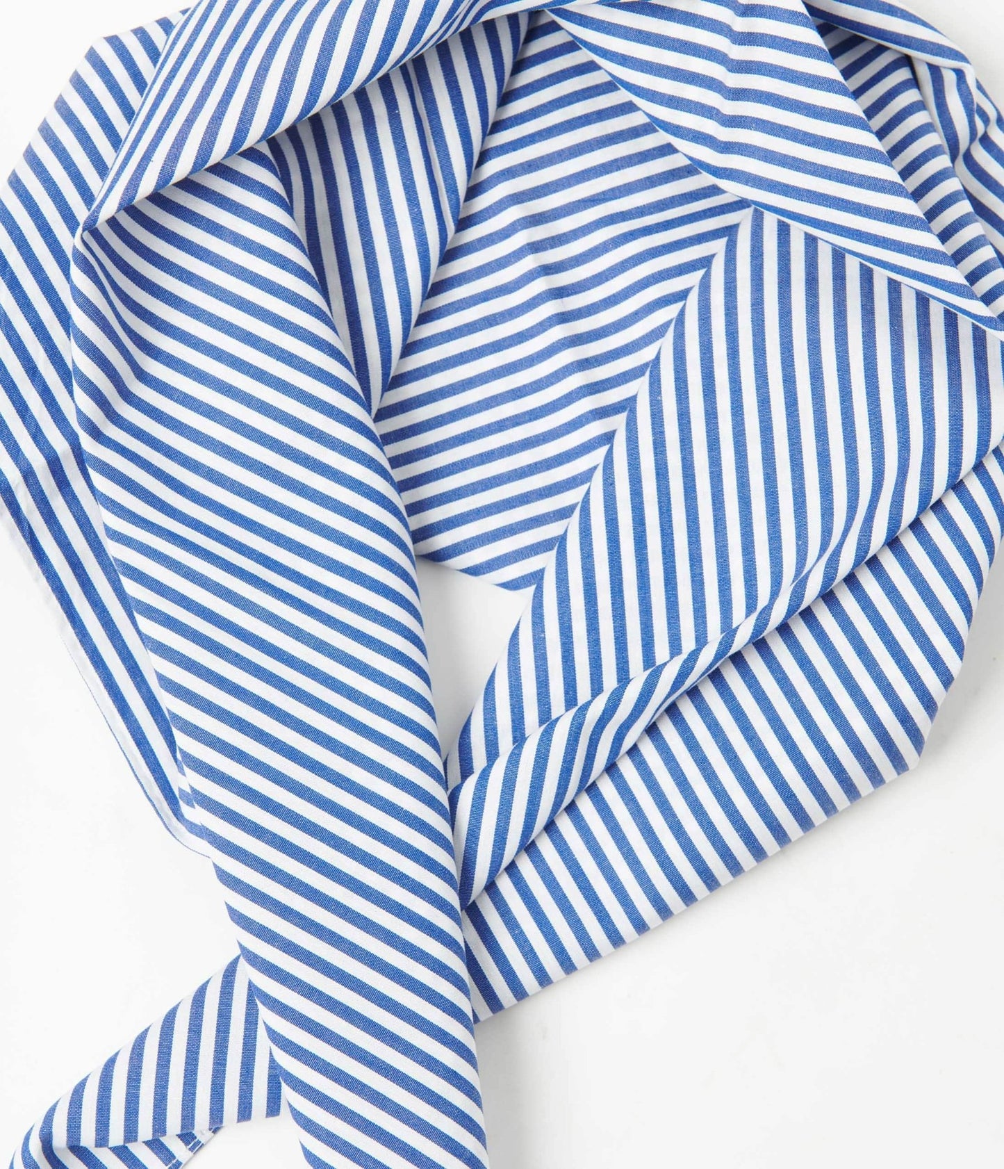 Unique Vintage Navy Blue & White Stripe Print Hair Scarf - Unique Vintage - Womens, ACCESSORIES, HAIR