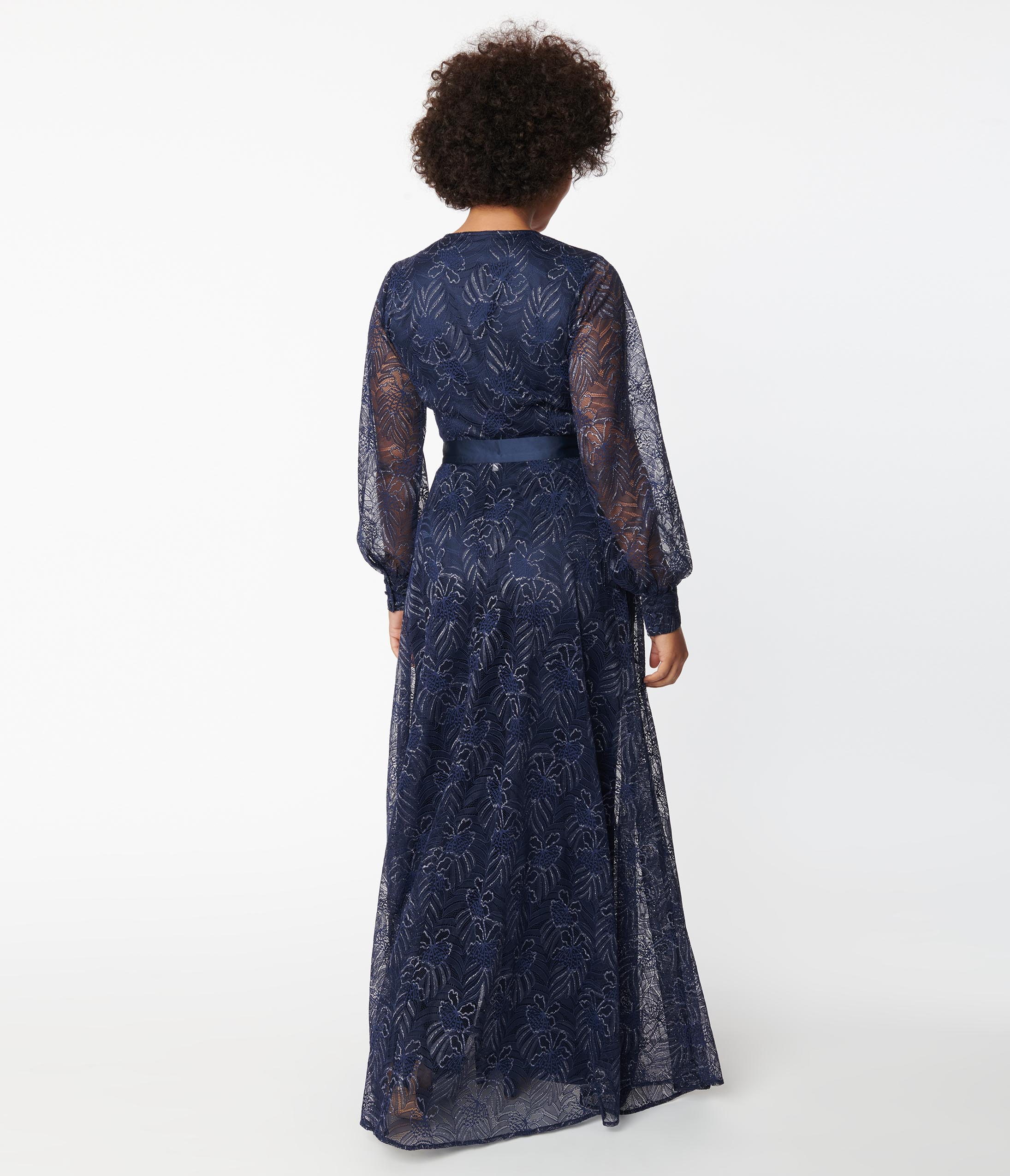 Long sleeve jumpsuit deals with skirt overlay