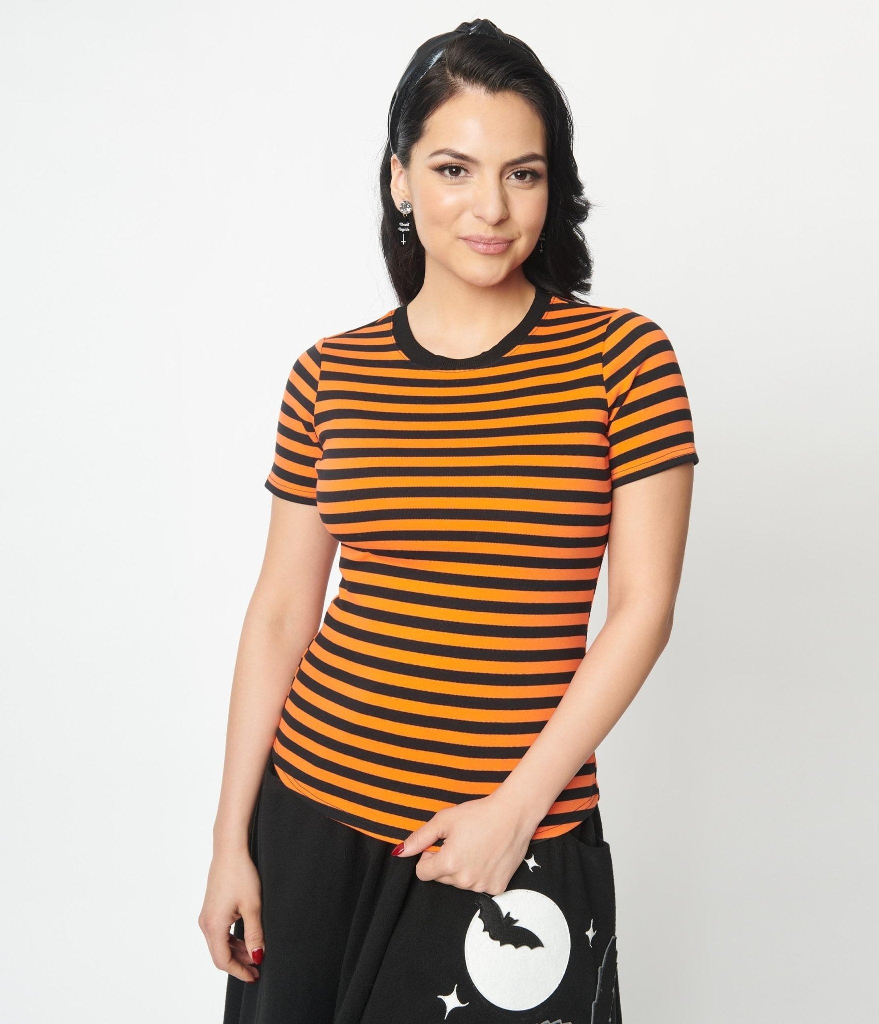 Black and orange vintage shirt 2025