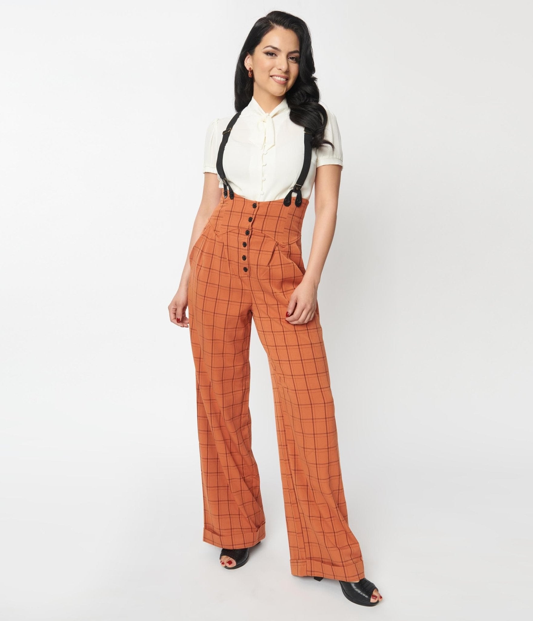 https://www.unique-vintage.com/cdn/shop/products/unique-vintage-orange-windowpane-thelma-suspender-pants-114259.jpg?v=1703099623